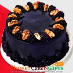 send half kg eggless choco walnut cake delivery