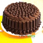 send half kg eggless kat kat chocolate cake delivery