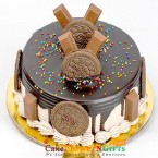 send 1kg oreo kit kat chocolate Cake delivery