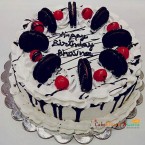send 1kg eggless oreo choco vanila cake 24a delivery