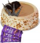 Eggless Butterscotch Cake Half Kg N Chocolate Gifts