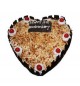 1Kg Heart Shape Butterscotch Cake