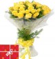 20 Yellow Roses Bouquet
