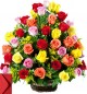 40 Red Roses Basket
