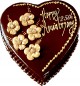 1Kg Fresh Heart Shape Chocolate Eggless Cake