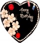 Heart Shaped Chocolate Eggless Cake