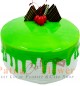 Kiwi Fruit Flavour Eggless Cake 500gms