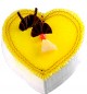 Rich Pineapple Heartshape Cake