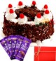 Half Kg Black Forest Cake Chocolate n Card