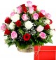 30 Roses Heart Shape Arrangements