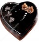 1Kg Heart Shape Chocolate Truffle Eggless Fresh Cream Cake