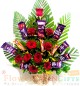 Roses Flowers Cadbury dairy milk Chocolate Bouquet