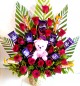 Best Teddy  Roses n Cadbury dairy milk Chocolate Bouquet