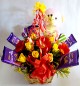Teddy Roses Cadbury dairy milk Chocolate Bouquet