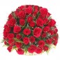 50 Red Roses Basket