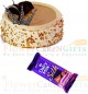 half kg butterscotch cake Dairy Milk Silk Chocolate
