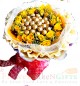 Yellow Roses Ferrero Rocher Chocolates Bouquet