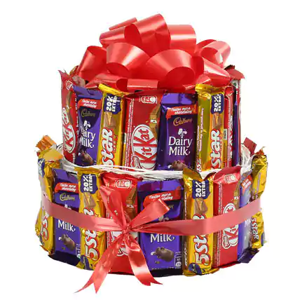 Cadbury Dairy Milk KitKat Five Star Designer  Chocolate bouquet