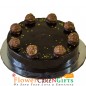 1kg Eggless Ferrero Rochers Chocolate Cake