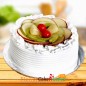 vanilla mix fresh fruit cake half kg