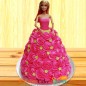 3 kg barbie doll cake