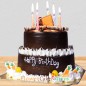 chocolate double story cake