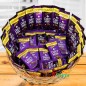 35 dairy milk chocolates basket