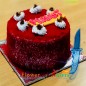 half kg red velvet cake