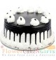 Half kg Choco Vanilla Cake
