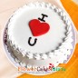 1kg i love u vanilla cake