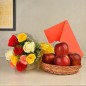 roses flower n greeting card