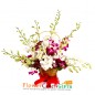 8 orchid flower basket