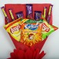 snacks n chocolates bouquet