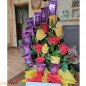 10 red yellow roses 10 day milk chocolate bouquet