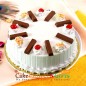half kg kitkat vanilla cake