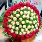 48 ferocher chocolate 30 red bouquet