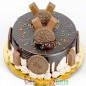 half kg oreo kit kat chocolate Cake