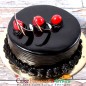 half kg eggless chocolate truffle cool cake