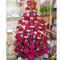 45 red roses 20 dairy milk chocolate bouquet