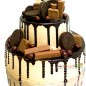 2kg 2 tier oreo five star chocolate cake