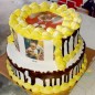 2 KG 2 Tier Black Forest Photo Cake 