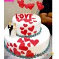 5 kg 2 tier designer fondant cake 1