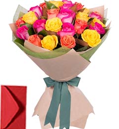 30 Mix Roses Bouquet 