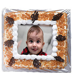 1Kg Butterscotch Photo Cake