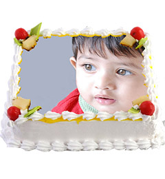 1Kg Pineapple Photo Cake