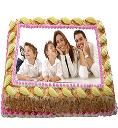 2 Kg Eggless ButterScotch Photo Cake