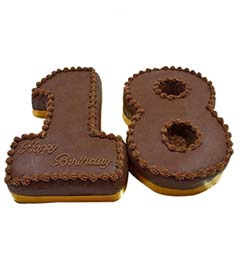 Double Digit Number Cake
