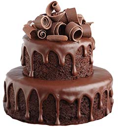 2-Tier Chocolate Cake