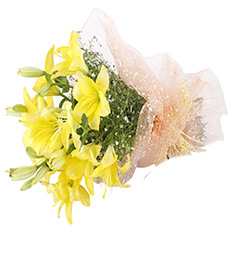 4 Lilies Bouquet