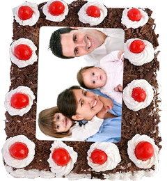 3Kg Black Forest Photo Cake